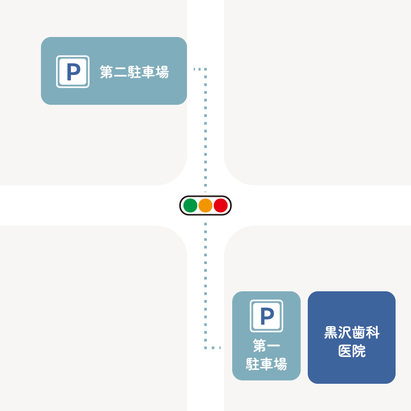 黒澤歯科医院 駐車場